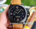 Best Quality Replica Panerai Luminor GMT Black Face Black Bezel Watch 